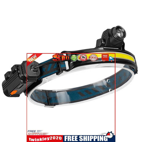 Headlamp Motion Sensor LED Rechargeable Head Torch for Miner Repairing