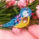 4pcs DIY Full Drill Special Shaped Diamond Painting Birds Keychains Pendant Gift