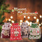 Christmas Burlap Bags with Drawstring Packaging Burlap Pouches Xmas Gift Bags