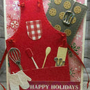 1*Kitchen Apron Cutting Die Stencil Scrapbook Embossing M2L8 Paper W1R4 DIY R2N5