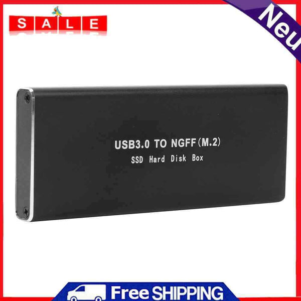 SSD M.2 B-Key to USB3.0 Adapter Hard Disk Case Portable Hard Drive Box for PC