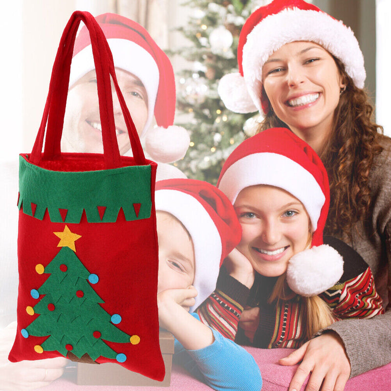 Christmas Decor Candy Bags Book Holder Xmas Gift Pockets (Snowman)