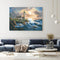 Lighthouse Landscape DIY Zero Base HandPainted Paint by Number Kits on Canvas