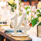 10pcs Wooden Wedding Table Number Seat Cards Ornament Craft (One to Ten)