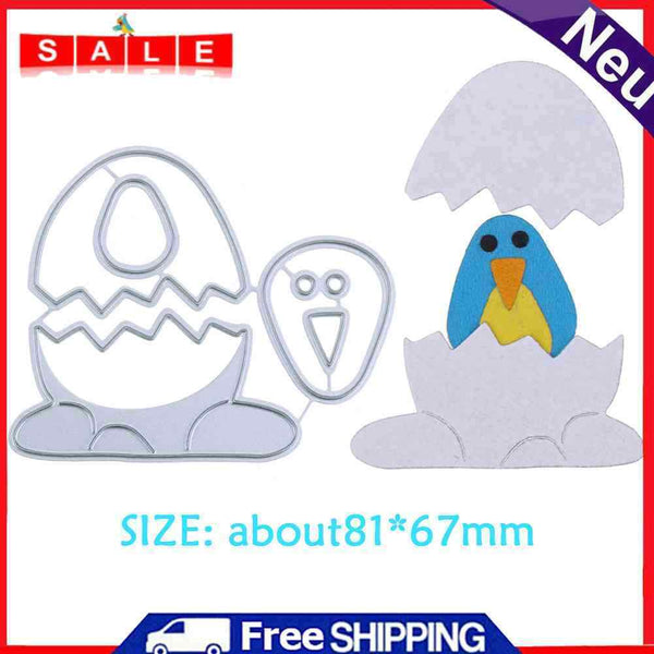 Penguin Metal Embossing Cutting Dies Stencils Scrapbooking Album DIY Decor-19003