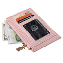 Women Fashion Multi-slot Card Case Ladies Casual PU Leather Mini Purse Wallet