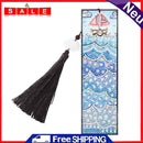 DIY Special Shape Diamond Painting Leather Bookmark Tassel Embroidery Wave Craft
