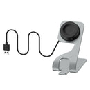 Metal Aluminum Smartwatch Charger Station Bracket for Huawei Watch (Gray) Newly