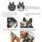 Artwork Stamped Needlework DIY Bead Cross Stitch Craft Keychain Cartoon Pig K