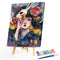 Hand Painted Digital Oil Picture DIY Girl Paint By Numbers Home Wall Decor Kit
