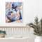 Frameless Oil Paint By Numbers Mom Carrying Baby DIY Canvas Picture Craft