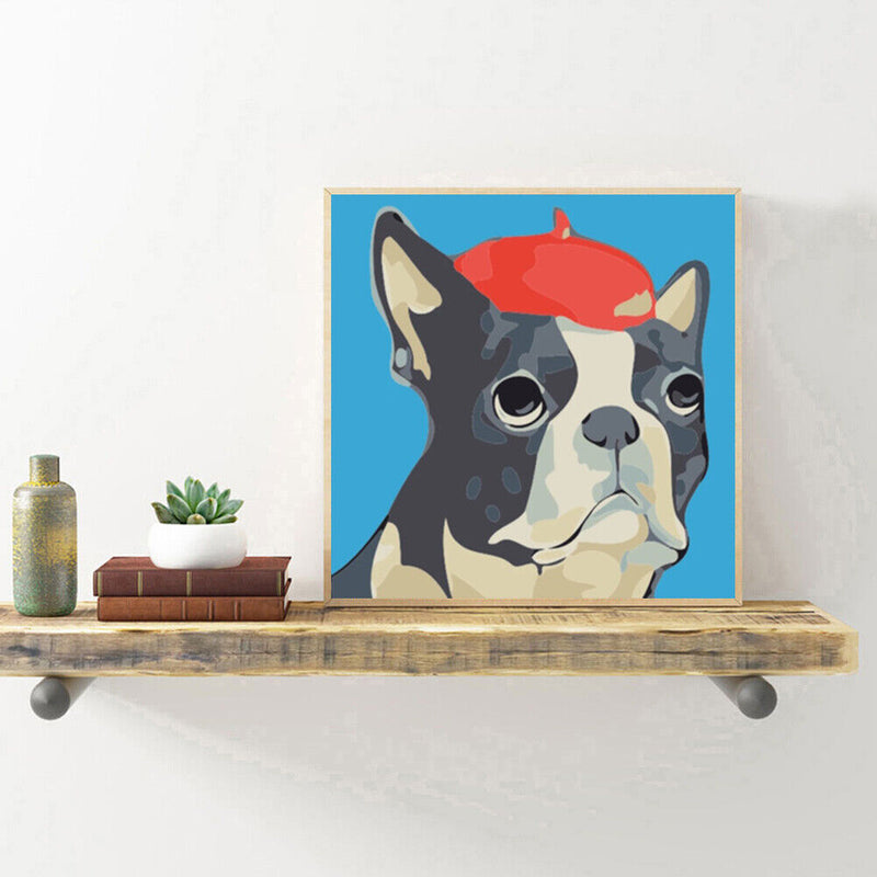DIY Oil Coded Picture Hand Painted Animals Painting Kit by Numbers Decoration