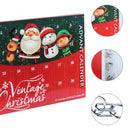 Metal Wire Puzzle Toys Advent Calendar Christmas Countdown Calendar Gift Box Set