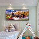 Diamond Embroidery Drawing Train Rhinestone Craft Full Drill Diamond Painting