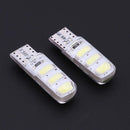 10pcs/Set T10 5630 W5W Pebble Gel 6MSD LED Car Indoor Reading Bulbs for U