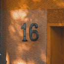 Metal Digital Number Cast Iron House Sign Doorplate DIY Cafe Wall Decor (2)