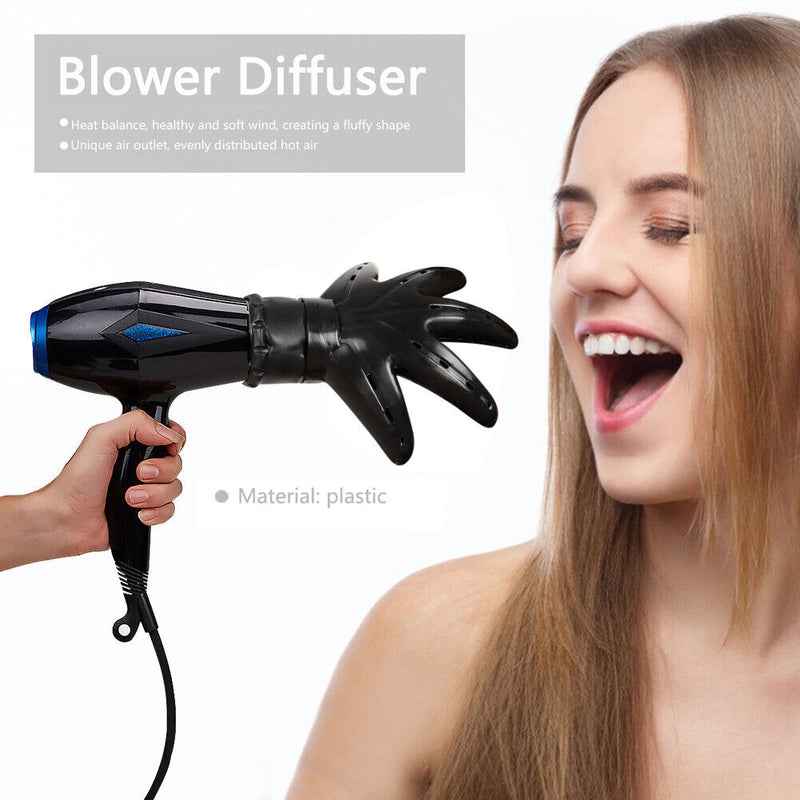 Plastic Hand Shape Hair Blow Dryer Diffuser Salon Curly Hair Styling Tools Newly
