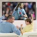16:9 Simple Projector Curtain 84 inch HD Display Screen for Home Office Newly