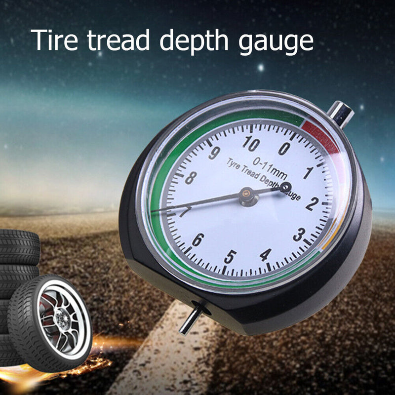 Car Tyre Measuring-Tools Ruler Automotive Trucks Van Tire Pattern Depth Gauge