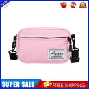Fashion Women Canvas Patchwork Crossbody Phone Bag Mini Handbags (Pink)
