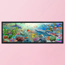 Cross Stitch Kits 11CT Stamped DIY Seabed Full Embroidery Craft
