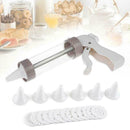 Cookie Press Kit Biscuit Maker Cake Pastry Syringe Making Extruder DIY G9G2