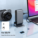 USB 3.0 PD 100W 4K HDMI Ethernet Adapter Type C HUB USB-C Splitter Dock Station