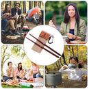 Portable Folding Outdoor Camping Hiking Chopsticks Tableware Dinnerware 1 P