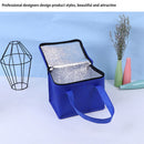 Portable Drink Beer Foil Insulation Cooler Bag Lunch Thermal Pack (Blue S) Newly