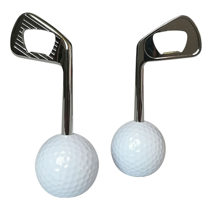 Creative Golf Ball-Shaped Bottle Opener Novelty Metal Corkscrew Wine Beer Ope