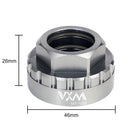 VXM Crankset Mounting Sleeve Bike Chainring Tool Crank Arm Remover (Black) Newly