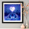 Garuru-Jidong Full Diamond Heart-shaped Moon and Dolphin Animal Series E459