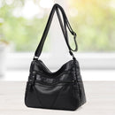 Daily Mom Crossbody Purse Bags Portable PU Leather Multi-pocket Shoulder Satchel
