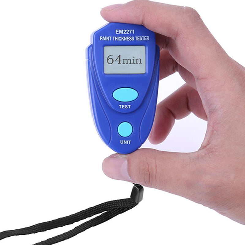 EM2271 Mini LCD Backlight Painting Thick Meter Tester Digital Be