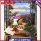 Flower Fruit Oil Paint By Numbers Table DIY Acrylic Painting Wall Pictures Kit