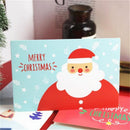 Santa Claus Blessing Xmas Party Decor Postcard Greeting Cards Gift Cards