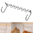 Metal Holder Clothes Trousers Scarf Magic Hanger Organizer Closet