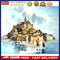 Castle Oil Paint By Numbers Kit DIY Acrylic Painting on Canvas Frameless Picture