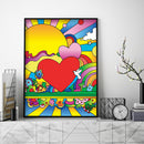 5D DIY Colorful Heart Full Round Drill Diamond Painting Kit Artwork Craft