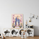 11CT Printed Full Cross Stitch DIY God Mother Hand Painting Living Room Decor