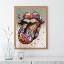 5D Diamond Painting Graffiti Kit Full Round Drill DIY Mosaic Picture Home Decor