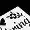 Word Stencils Welcome Theme Signs Four Season Pattern Festival Ornament