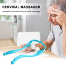 Manual Cervical Spine Massager Massage Pain Relief Neck Roller (Blue) Newly
