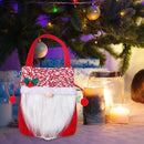 #A Christmas Gift Bag Portable Reusable Xmas Bag for Party Sweets Cookies Mini T