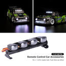 AUSTAR 4 LED Roof Light Bar for 1/8 1/10 RC Crawler Truck Traxxas Slash 2wd