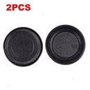 2X/set Plastic Rear Lens and Body Cap Cover For Pentax F2U2 T2F2 High PK K P0L2