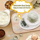 5KG Digital Kitchen Scales LCD Electronic Cooking Food Bowl Measuring S9O3 G4H0