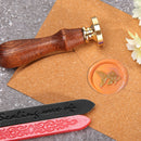 Retro Fire Paint Seal Set Animal Wax Stamp Cards Craft DIY Envelope Decor Too