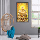 5D Diamond Painting Kit Buddha Light Shines Full Round Drill Rhinestone DIY