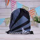 Outdoor Waterproof Storage Bags Drawstring Backpack Travel Pouch(Black)